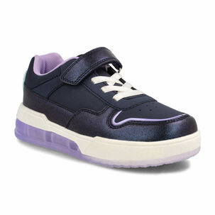 Zapatilla Niña Bubblegummers Dabble Azul Marino - Lila